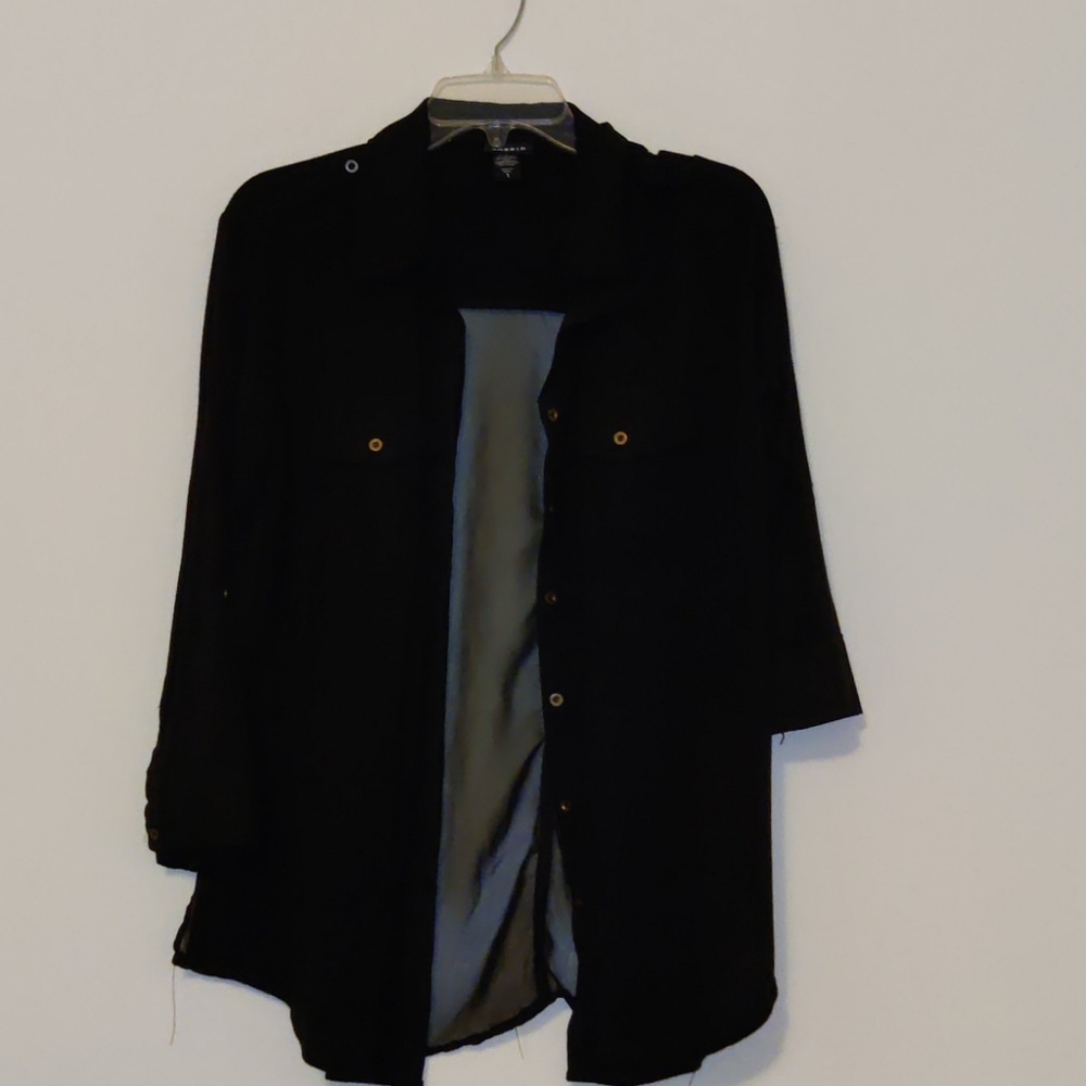 Long sleeve black cardigan